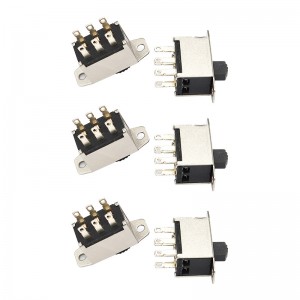slide switch SS22G09 for the sweeping robot is a double-row 6-pin vertical toggle reset switch