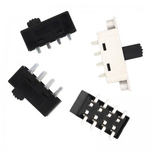 slide switch SS23H30 two-position for household appliances, medical care, beauty and hair care equipment, high-current 3-position sliding switch