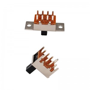 slide switch SS23H25 toys, electrical appliances, headphones, audio equipment, sliding switch, high current, vertical slide switch