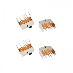 slide switch S23E03 micro slide switch for hair dryer incense burner, double-row 8-pin vertical two-position slide switch