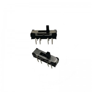 slide switch MSS-23D19 eight-pin horizontal/vertical switch pinned/pinless three-position