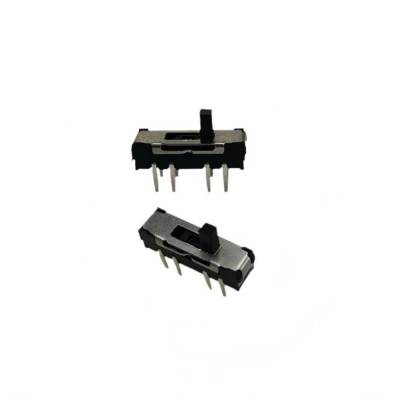 slide switch MSS-23D19 eight-pin horizontal/vertical switch pinned/pinless three-position